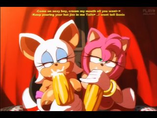 tails creaming rouge and amy
